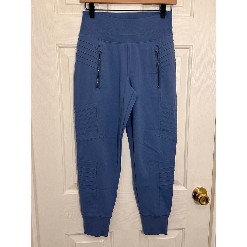 Athleta Venice Moto Jogger Pants Blue XS High Rise